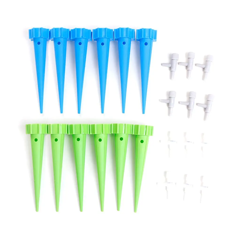 Automatic Watering Device With Switch Control Valve Water Seepage Drip Device Drip Irrigation Lazy Automatic Watering Device - Цвет: 12pcs