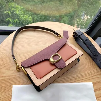 

2020 new wide shoulder strap shoulder bag crossbody small square bag