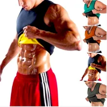 Жилет с эффектом сауны неопреновый корсет Для Мужчин's Утягивающая майка обхват талии и Abdo Для мужчин Триммер потливость утягивающая одежда утяжка Топы зауженного кроя