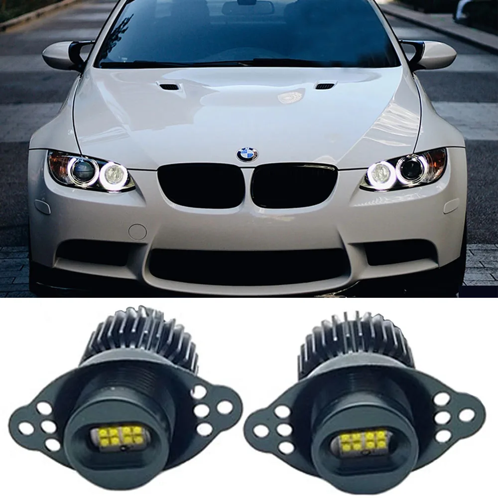 1 Set 80W XBD Chips LED Angel Eyes Halo Marker Ring Light