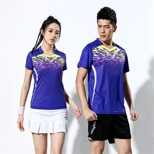 Quick-drying Volleyball Suit Group Purchase Custom Printed Short-sleeved T-shirt for Men and Women Sports Competition Badminton
