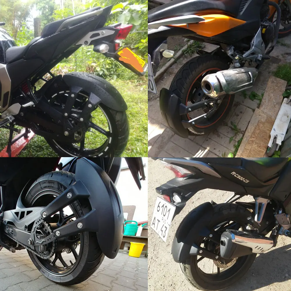Nordson Universal Motorcycle Rear Fenders Wheel Cover MudGuard Splash Guard Mudguard Bracket Motocross Dirt Bike ATV Fenders