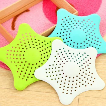 

Anti-blocking Floor Drain Star Outfall Drain Cover Basin Sink Strainer Filter Hair Catcher Stopper Plug Kitchen Accessories