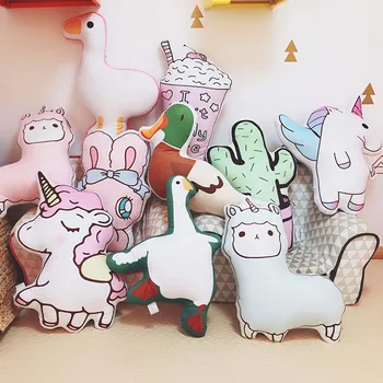 

Plush Toy Dolls Cotton Stuffed Animal Pillow for Kids Room Sofa Car Decorative Creative Home Decor Christmas Gift Toys HM0118