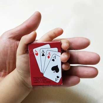 

Texas Hold'em Mini Cute Poker Home Decoration Poker Cards Playing Game Creative Child Gift Outdoor Climbing Travel Accessories