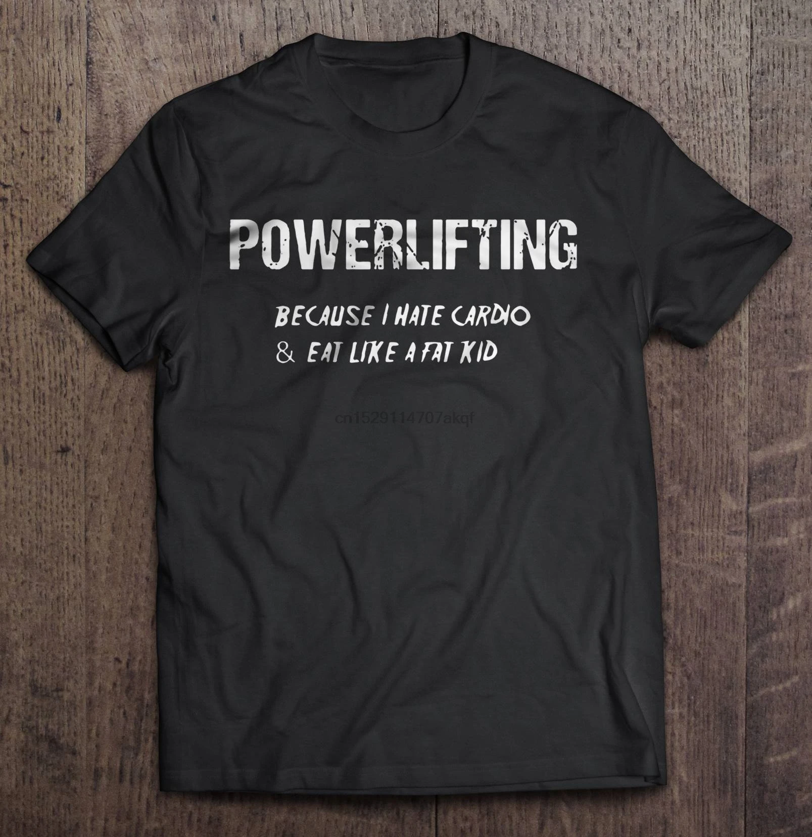 Мужская забавная футболка модная с надписью power lift потому что я люблю кардио и