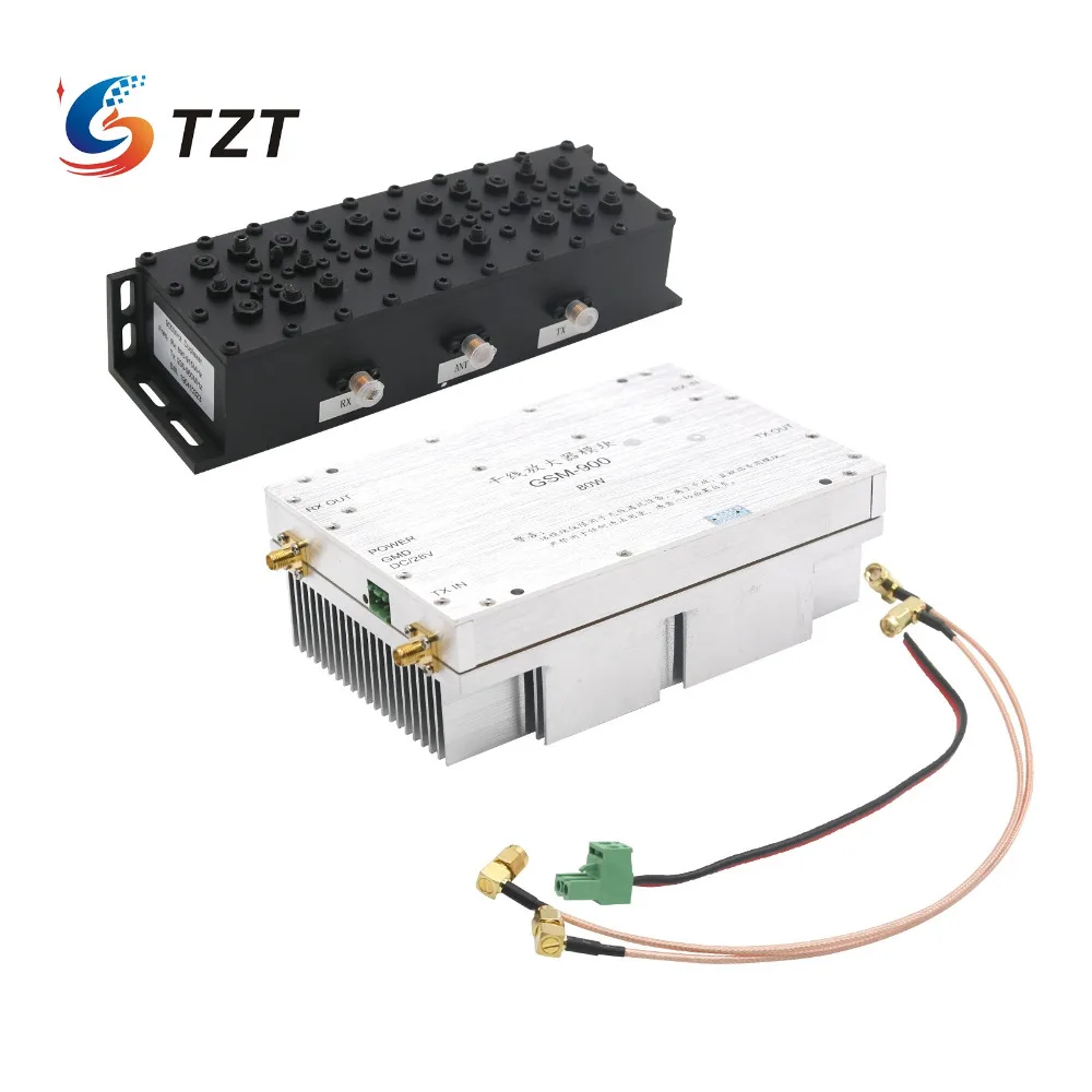TZT Gsm9160 RF усилитель мощности GSM900MHZ 80 Вт с четырехпортовым Duplexer фидерной линией