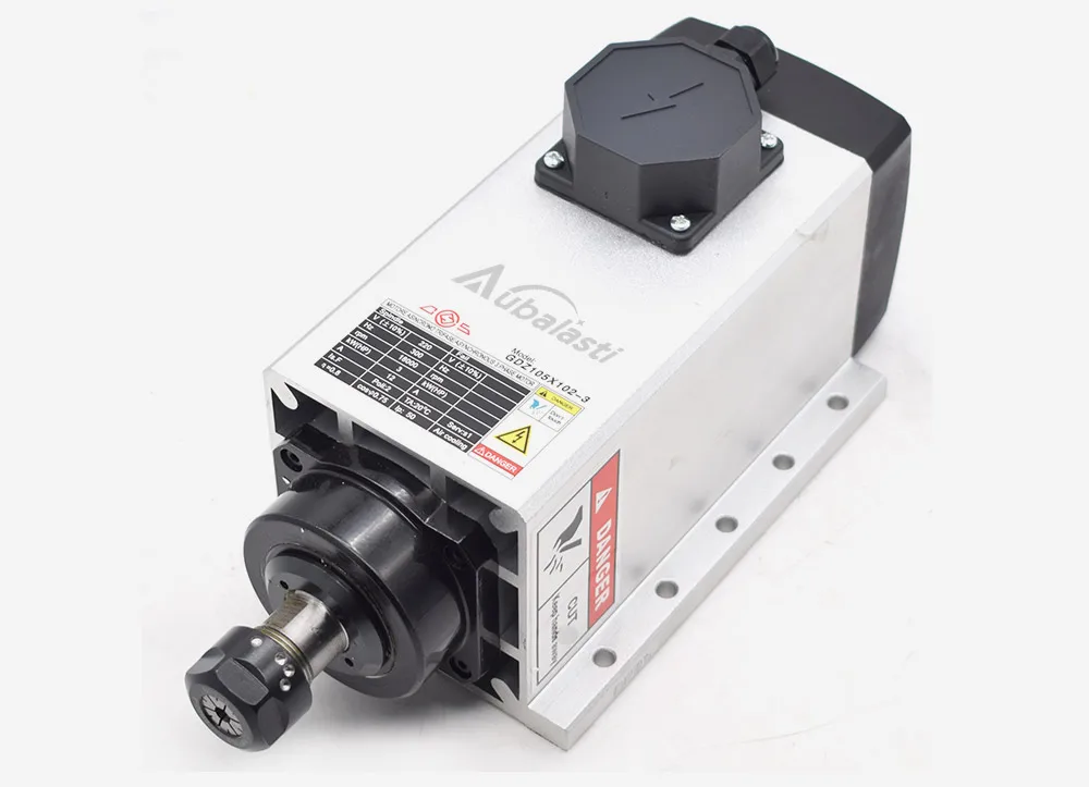 Aubalasti 3KW воздушный охлаждающий шпиндель 380V 7A + инвертор 3 фазы 380V 4KW ток 9A для фрезерного станка с ЧПУ