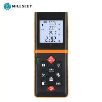 Mileseey Laser Distance Meter rangefinder trena laser tape range finder build measure device ruler test tool laser distance meter 80m 100m rangefinder trena laser tape range finder build measure device ruler test tool
