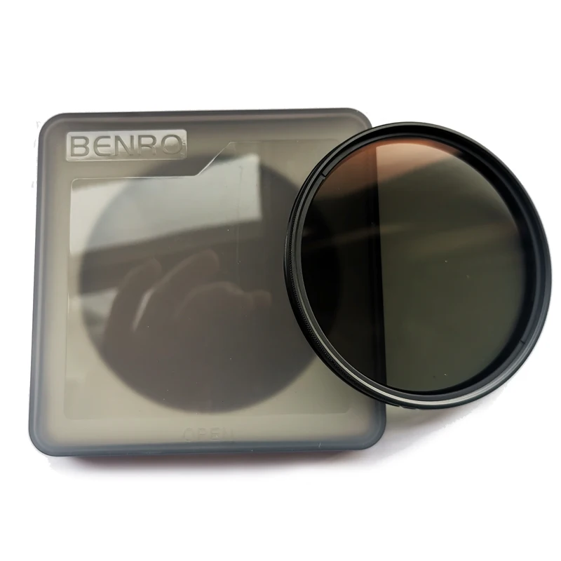 Benro 67 72 77 82mm SHD NDX HD ND2-ND500 / ND0.6-2.7 (1-9 Stops) Adjustable Round Glass Filter Variable Neutral for Camera Lens 2
