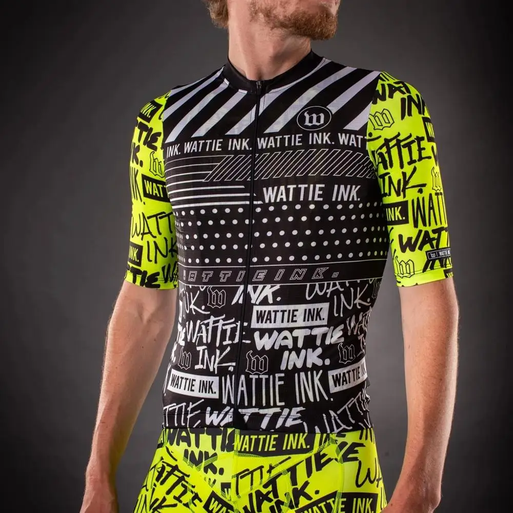 jersey Wattie ink, рубашки для велоспорта,, Джерси, летние топы для велоспорта, одежда, maillot traje ciclismo hombre wielerkleding heren, комплекты zomer - Цвет: jersey