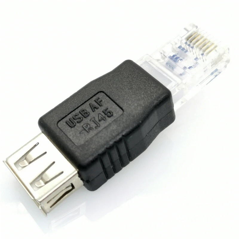 RJ45 Male to USB 2.0 AF A Female Adapter Connector Head Laptop LAN Network Cable Ethernet Converter Transverter Plug | Компьютеры и