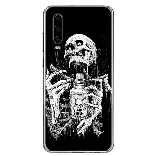 Devil Satan Phone Case For Huawei Mate 30 20 10 P40 P30 P20 P10 Pro Lite P Smart Z Plus 2019 2018 Cover Coque QD114-7
