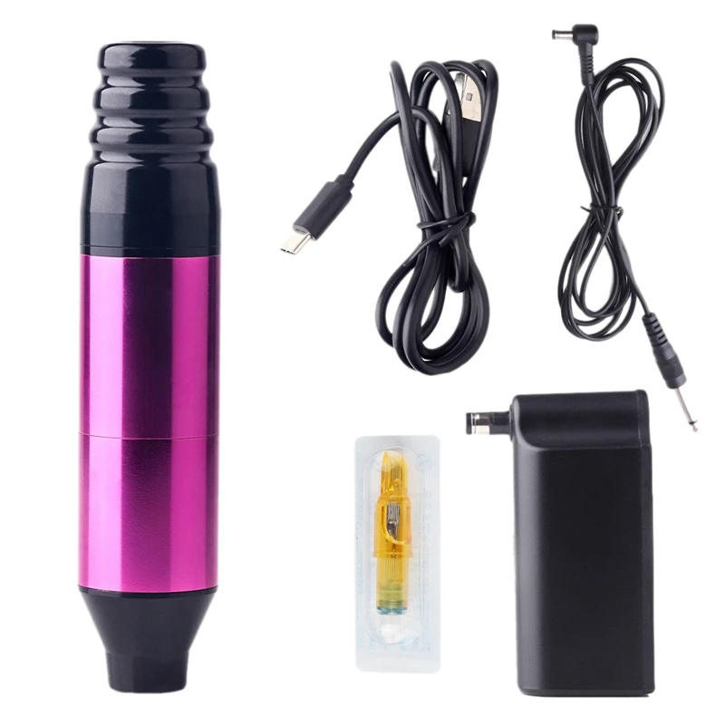 

DC Interface Tattoo Pen Rotary Tattoo Machine Silent Motor Eyebrow Lip Permanentt Makeup Tattoo with Mobile Power