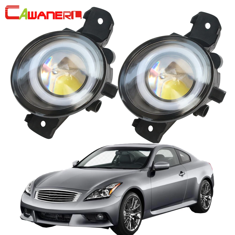 

Дневные ходовые огни Cawanerl для Infiniti G37, 2010, 2011, H11, 12 В, белые, 2 шт.