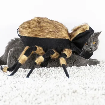 

Pet Cosplay Halloween Costume Realistic Spider Puppy Cat Clothing Funny Party Festival Clothes For Small-Medium Dogs Cat