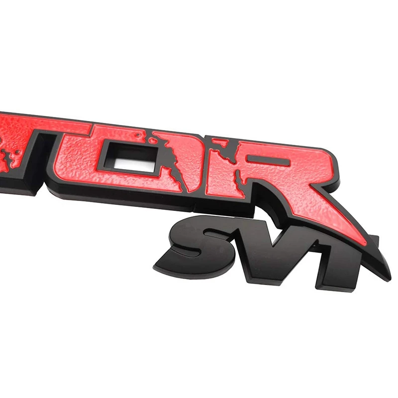 Автомобильные Задние Эмблемы для багажника Raptor SVT эмблема 3D логотип багажника Наклейка Замена наклейки для Ford F150 2009