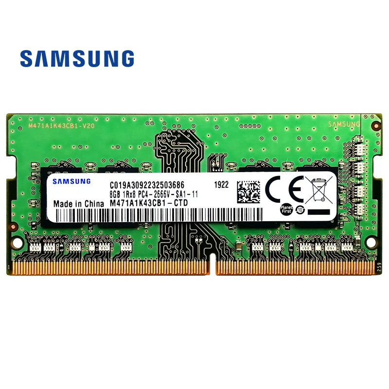 Оперативная память для ноутбука Samsung ddr4 8 ГБ 4 16 PC4 2666 МГц 260 Pin 1 2 в DIMM ddr4|Оперативная