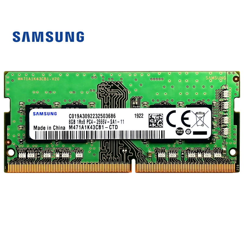 limpiar blanco lechoso creencia Samsung memoria ram ddr4 para portátil, 8gb, 4GB, 16GB, PC4, 2666Mhz, 260  Pines, 1,2 V, 2666v, DIMM, 4g, 8g, 16g|Memorias RAM| - AliExpress