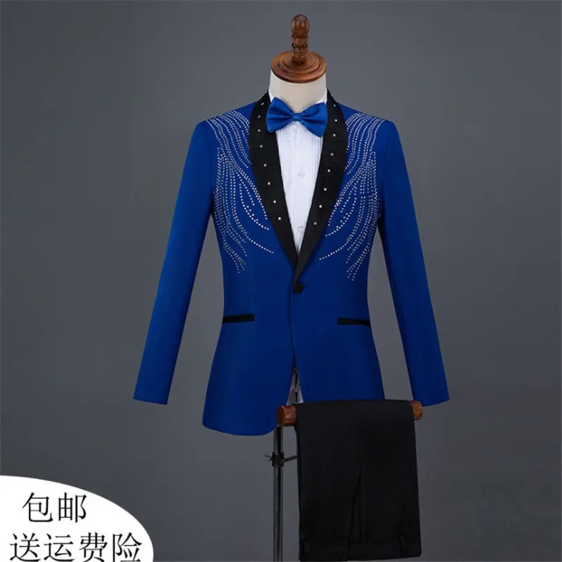 Мужской костюм размера плюс, геометрический принт, воротник-стойка, полиэстер, черный/красный/фиолетовый/тонкий