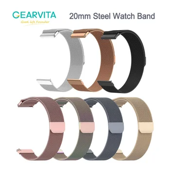 

20mm SmartWatch Steel Watch band For SG2 S2 S20 DT99 DTX Smart Watch Strap Wristbands High Quality Women Watch Men
