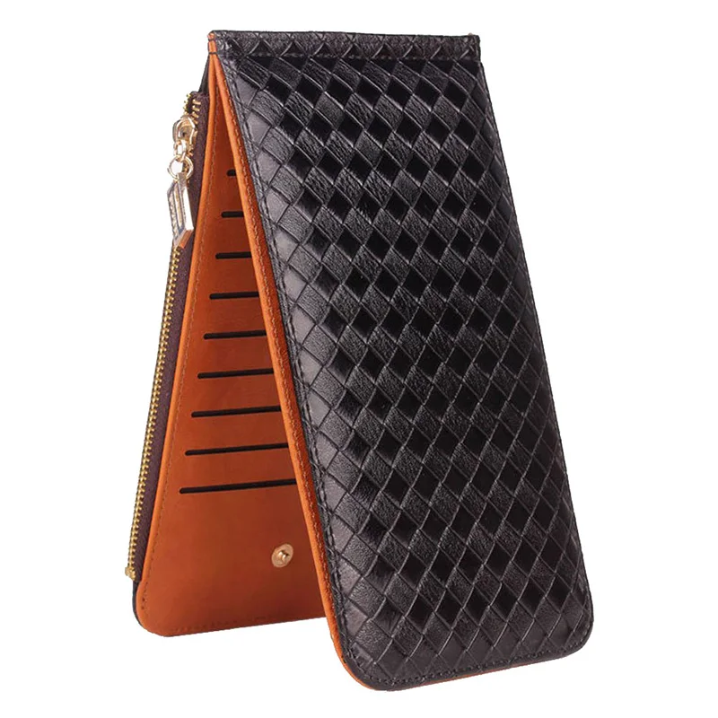 Роскошный женский длинный держатель для карт мужской модный