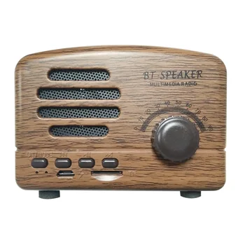 

New Retro Bluetooth Speaker Vintage Mini Cute Bluetooth Speaker Nostalgic Heavy Bass 3D Stereo Surround HiFi Sound Effects