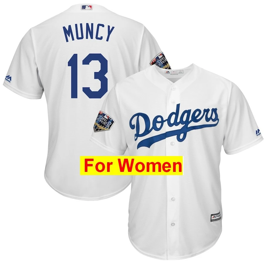 Фиолетовый Женщины Джерси#8 Manny 27 Matt Kemp 74 Jansen 13 Max Muncy 66 Yasiel Puig 01 World - Цвет: Фиолетовый