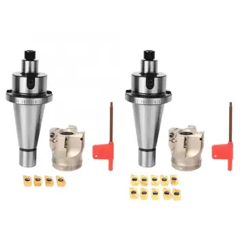 

NT40-FMB22 Collet Chuck + BAP400R-50-22-4T Cutter + APMT1604 Milling Inserts Milling Cutter Kit Milling