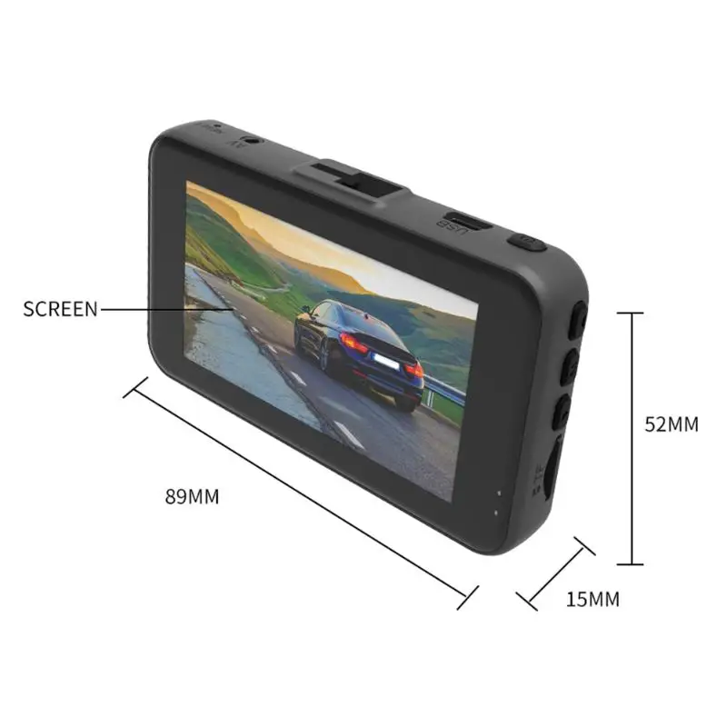 1080P Автомобильное зеркало заднего вида Dashcam практичное Управление простое удобное HD ночное видение с камерой заднего вида Автомобильная электроника