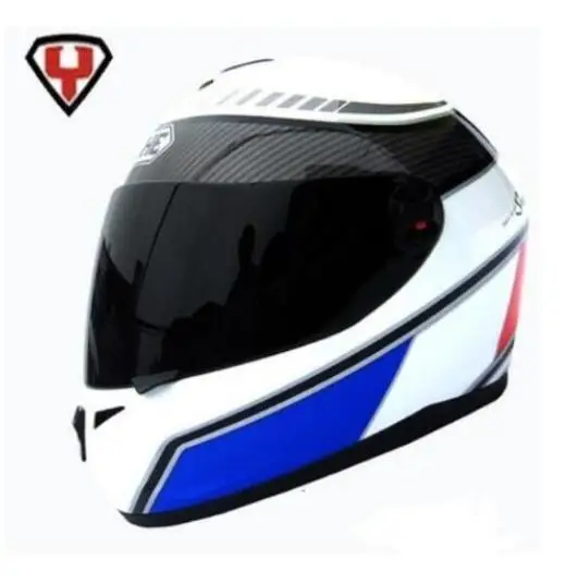 YOHE Экстра большой полный шлем мотоциклетный шлем электрический автомобиль полный шлем YH966 четыре сезона полный шлем 18 - Цвет: 21