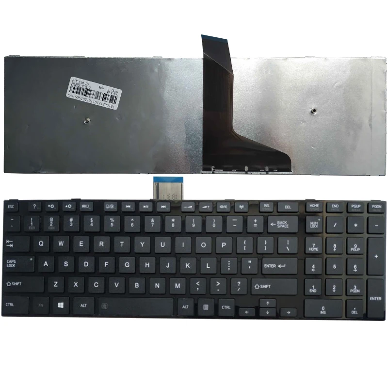 Новая английская клавиатура для ноутбука с английской раскладкой Toshiba Satellite C50D |