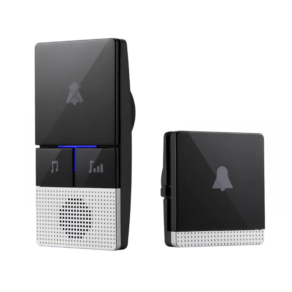 

No Battery Wireless Doorbell Long Range Home Door Bell Ring Call Transmitter Receiver Old Man Electronic