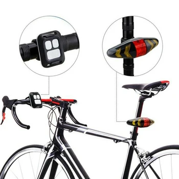 

Bicycle LED Indicator Bike Rear Tail Light Turn Signal Light Wireless Remote Control HB88