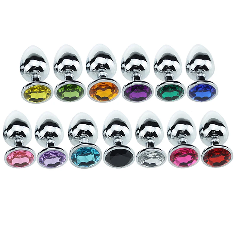 Adults Plug Anal Sex Metal Butt With Jewelry Erotic Toy Mini Vibrator Private Good for Men/Women | Красота и здоровье