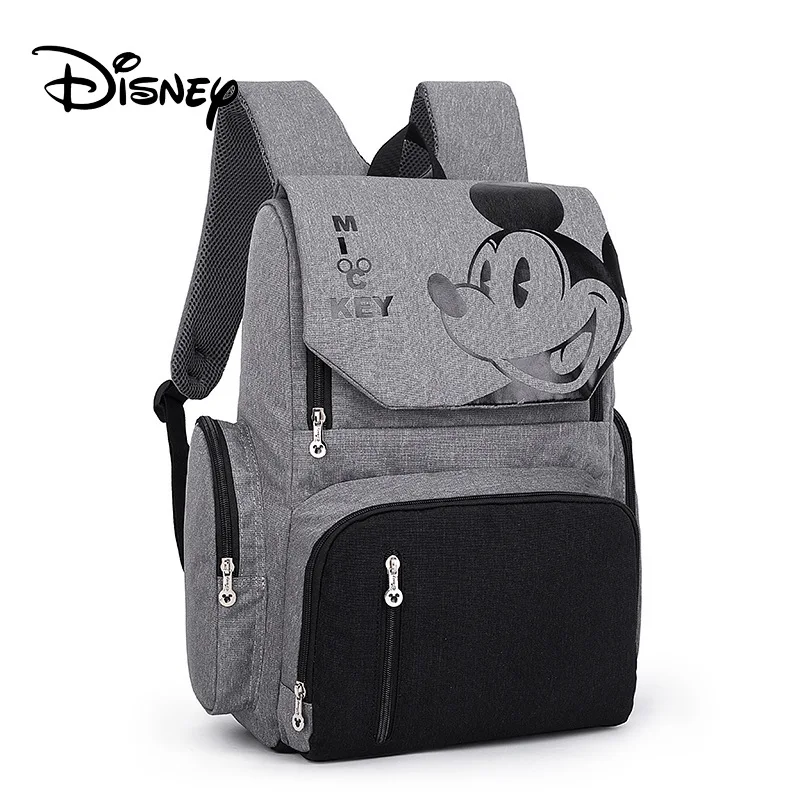 Disney Travel Backpack Baby Diaper Bags USB Mummy Maternity Nappy Diaper Stroller Bag Insulation Baby Girl Care Pram Travel