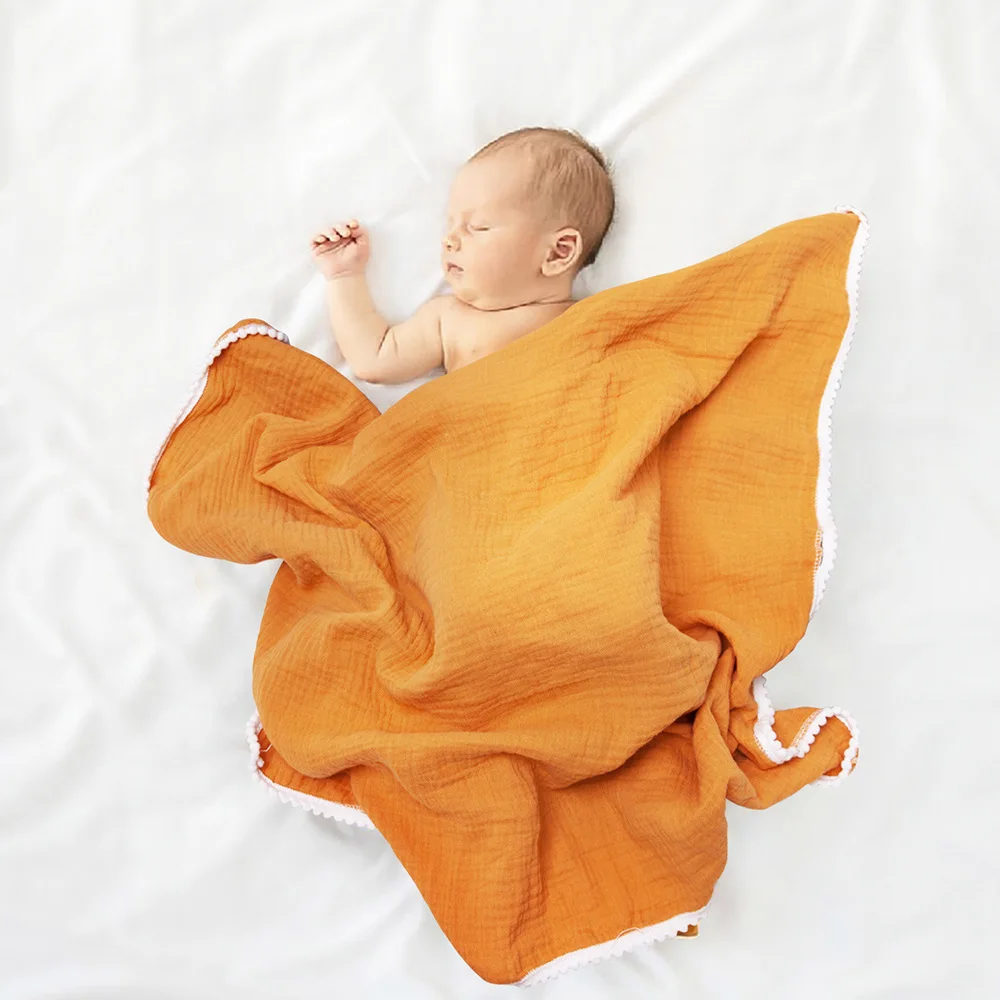  ���  Swaddle Wrap Muslin ħ�� ��ư ���� ���� Kids Bath Towel