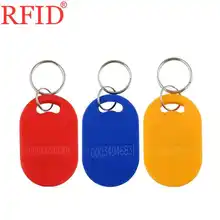 ID 125 кГц TK4100 EM4100 51x33x5,9 мм только для чтения близость брелоки метки RFID карты брелок для контроля доступа посещаемость времени 50 шт