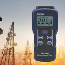 Бытовой детектор излучения EMF828 компьютерный ТВ электромагнитный полевой детектор радиации ЖК-тестер метр