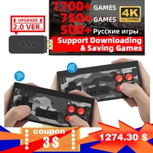 

NEW2022 2022 Data Frog USB Wireless Handheld TV Video Console Build In 1700 Games for NES Retro Dendy Console Portable Retro
