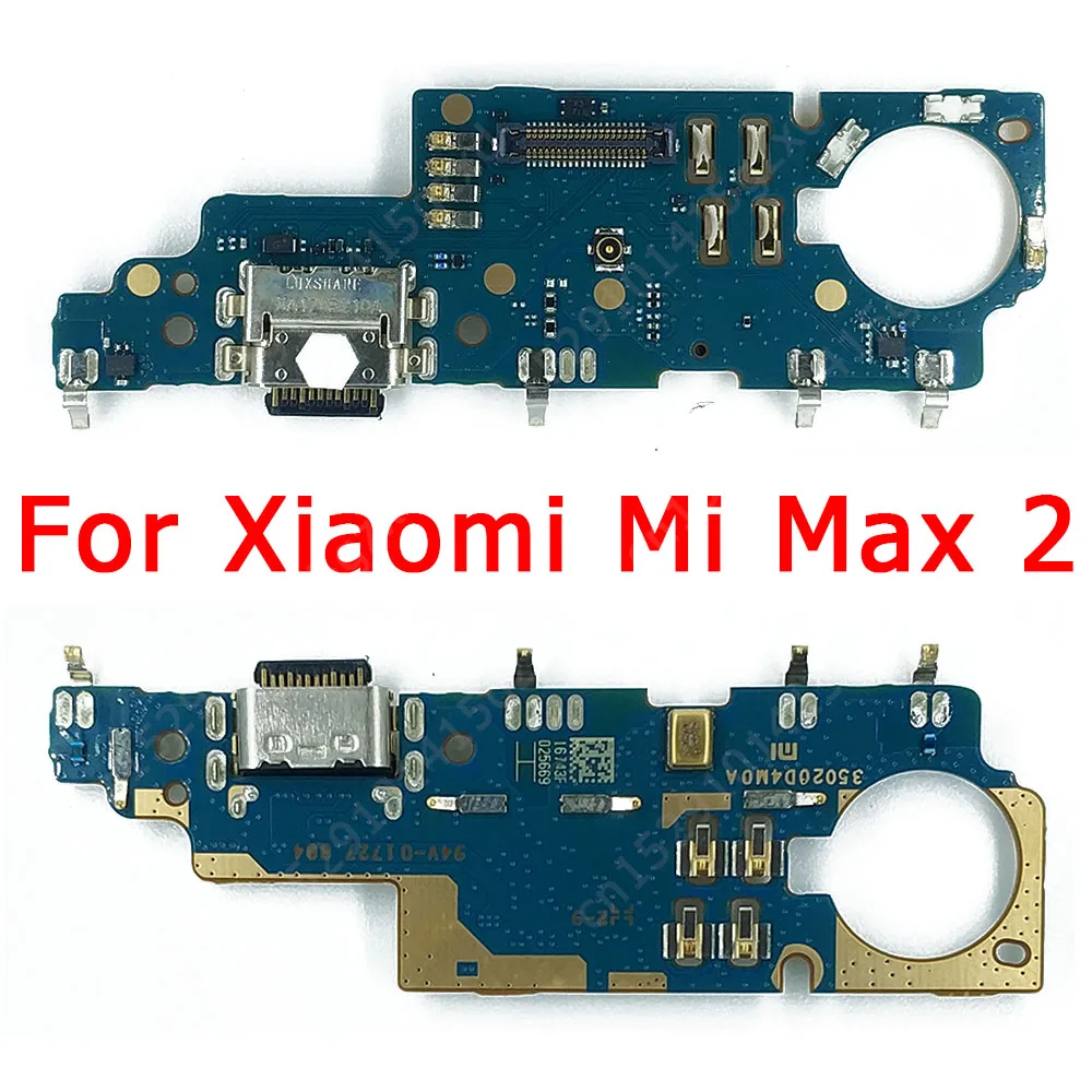 Оригинальная плата для зарядки Xiaomi Mi Max USB разъем PCB док гибкий кабель запасные