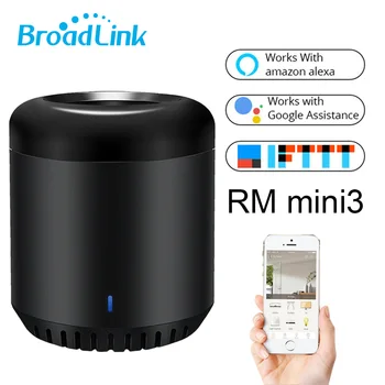 

Broadlink RM Mini 3 WiFi 4G IR Remote Controller Via APP Control Smart Home Works With Alexa Echo Google Home Mini