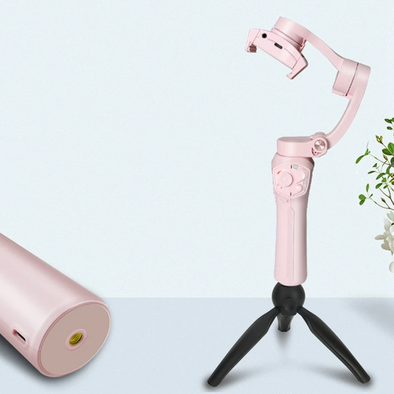 Handheld Mobile Phone Stabilizer With Live Anti-Shake 3-Axis Ptz Gimbal Selftimer For Iphone Smartp