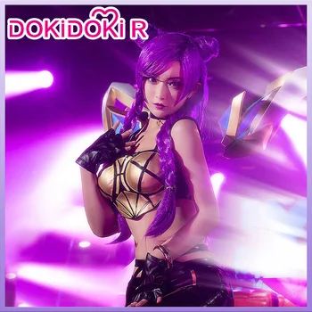 

DokiDoki-R Game LOL KDA Cosplay Kaisa Costume Women LOL KDA Kaisa Cosplay K/DA Costume Halloween