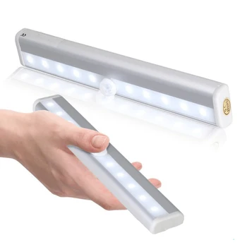 

Motion Sensor Night Light 24 40 60 LED Closet Light USB Rechargeable Wireless Infrared Motion Wardrobe Light With Magnetic Strip