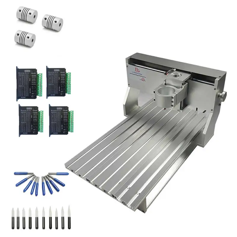 CNC 3040 engraver aluminum frame bass screw DIY cnc router with limit