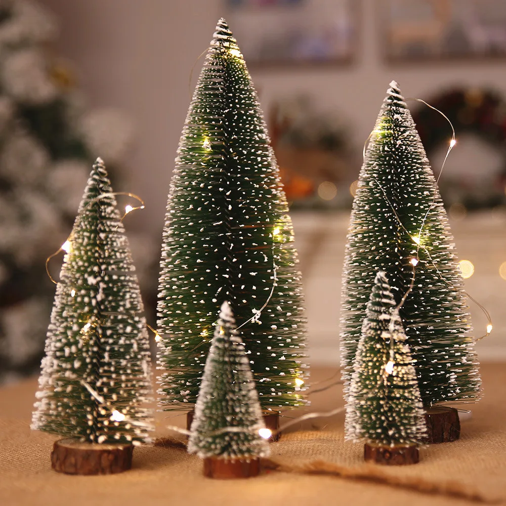 Рождественская елка новогодняя продукция Мини Рождественская елка маленькая сосновая елка Настольная мини Рождественская