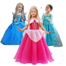 Необычные для маленьких девочек одежда для малышей спальный Красота косплей для девочек; платья принцессы; вечернее платье на Хэллоуин Одежда для маленьких девочек платье принцессы малышей Костюм