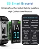 For Honor X10 Max 30 Pro+ V30 Pro 30S 9A 9C 9S 9X Lite 20S 10i 8A Smart Watch Bracelet Heart Rate Monitor Fitness Rate Wristband 3