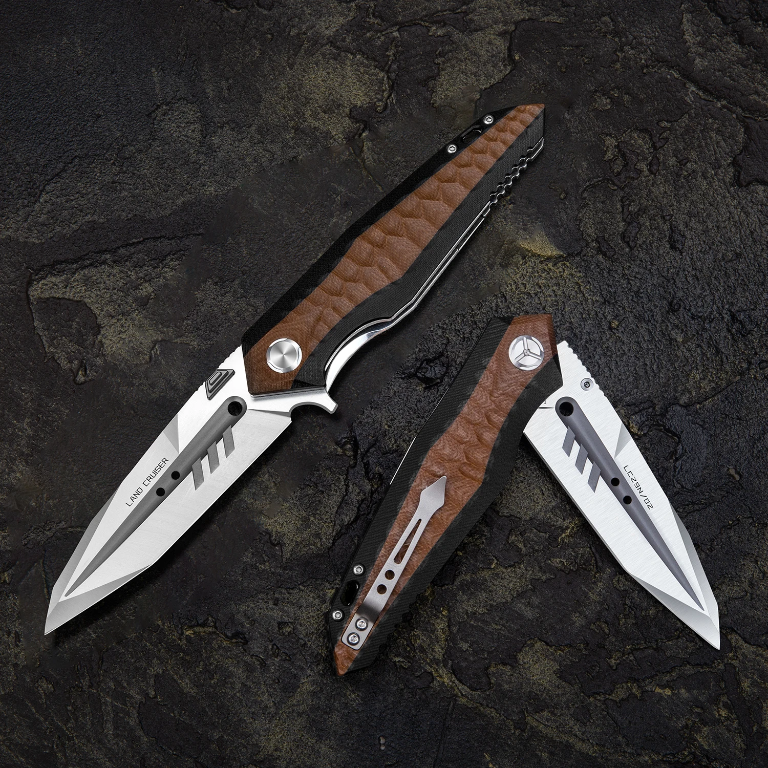 Folding Knife D2 Satin Tanto Point Blade G10 Handle with Pocket Clip Hunting Survival Tools EDC Self Defense Outdoor Activities 3